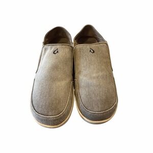 OluKai Men's Slip On Shoes US 10 EU 43 Canvas Comfort Casual Loafers